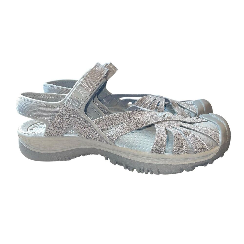 Keen Rose 9 Gray Waterproof Summer Sport Sandals Hiking Outdoor NEW - Picture 2 of 7